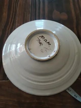 Plato Cerámica Talavera R.D.M PAR