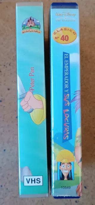 Lote de 2 Películas Infantiles VHS (Español)