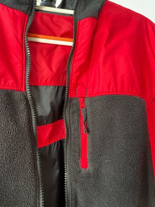 Chaqueta Columbia Roja y Negra