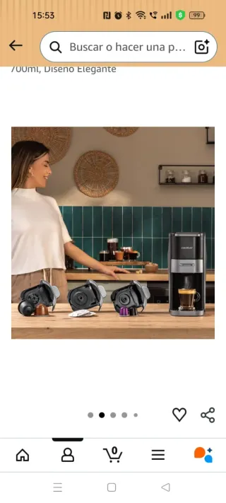 Cafetera Cecotec Multicápsulas