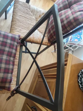 Conjunto comedor mesa, mesita y sillas