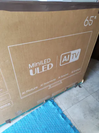 Televisión  65 pulgadas negociable golpe pantalla