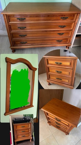 conjunto de muebles a juego