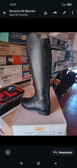 Botas de equitación.