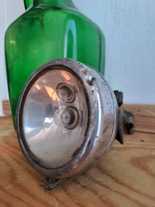 Faro IMPEX Bicicleta Antiguo Doble Sujeción