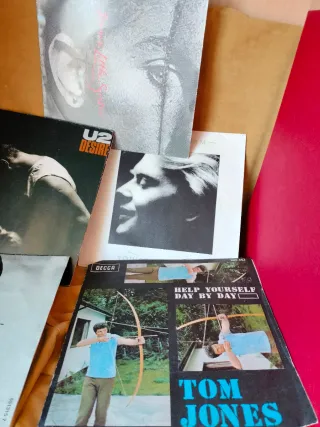 Lote Vinilos U2, Terence Trent D'Arby, Tom Jones