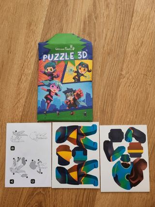 Puzzle 3D Welcome Family