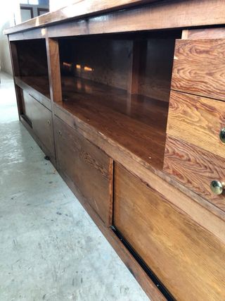 Banco de madera maciza