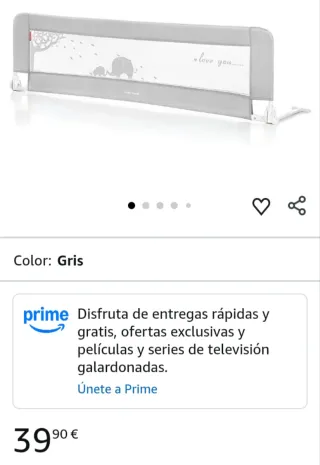 Barrera de cama infantil 150 × 42 cm