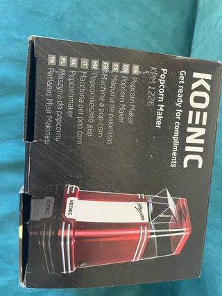Macchina Popcorn Koenic KPM 1226