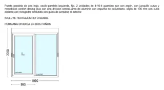 Se aceptan ofertas. Cierre Hierro Forjado 2 Puert