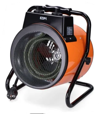 Calefactor EDM 3000W Naranja Nuevo