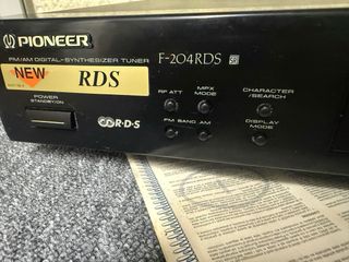 Pioneer F-204 RDS Sintonizzatore FM/AM Nero