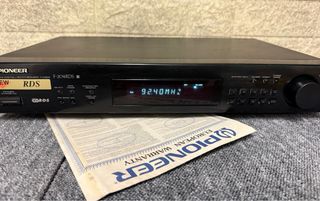 Pioneer F-204 RDS Sintonizzatore FM/AM Nero