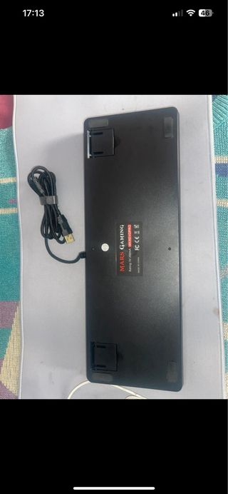 Conjunto raton teclado y alfombrilla gaming