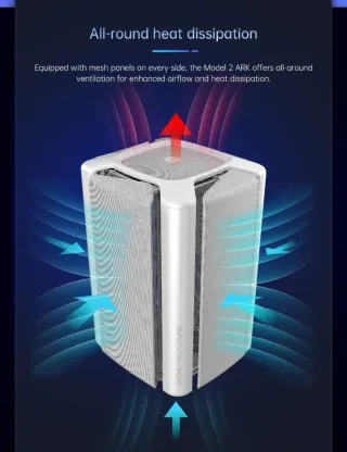 Caja PC Geometric Future ARK Negro/Dorado