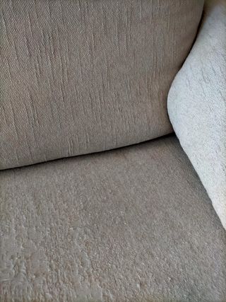 Sofá 3 plazas beige tela