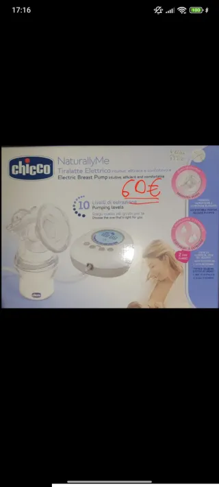 Sacaleches Eléctrico Chicco NaturallyMe