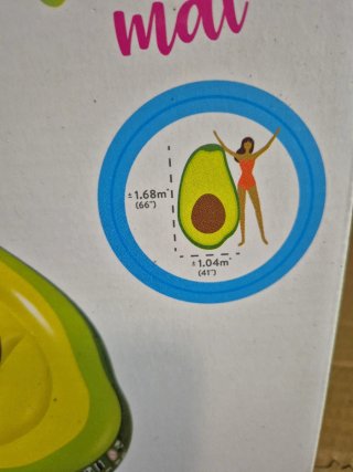 Colchoneta Hinchable Aguacate Intex