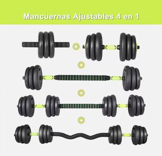 ✨NUEVO PRECINTADO✨ Juego de pesas 30Kg a estrenar