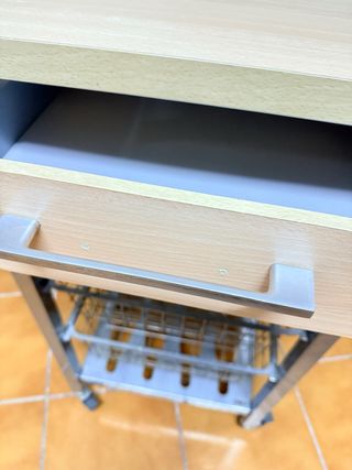 Verdulero cocina metal y madera