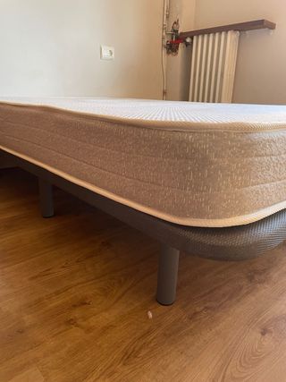 Cama y somier 135x190