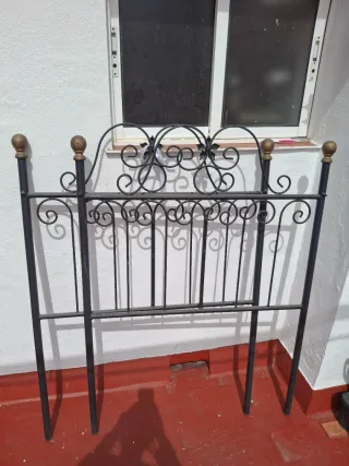2 cabeceros forja 1m