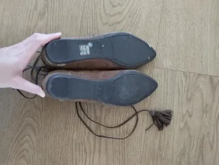 Zapatos gladiador beige/marrón