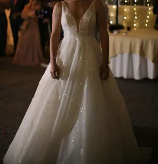 Vestido de Novia Aire Barcelona Talla 40