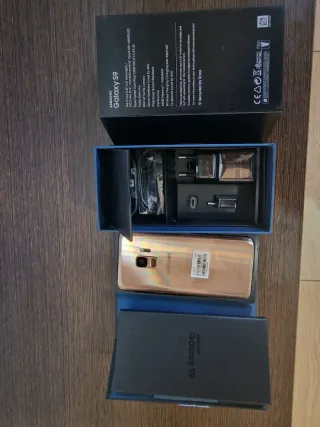 Samsung Galaxy S9 nuevo Dorado Completo