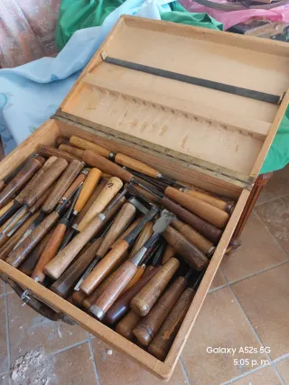 Juego Gubias Antiguas Madera
