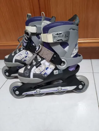 Pack Patines Oxelo Diabolo Talla 34-37 + Kit