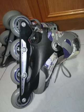 Pack Patines Oxelo Diabolo Talla 34-37 + Kit