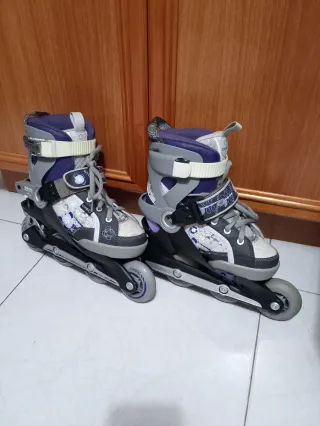 Pack Patines Oxelo Diabolo Talla 34-37 + Kit