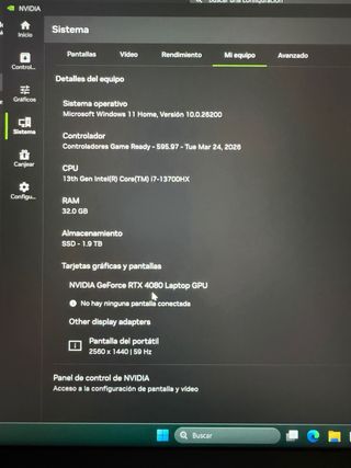 HP Omen 16, i7, 32GB, 2TB SSD RTX 4080 en garantia