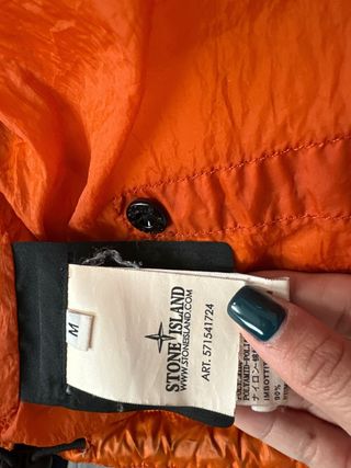 Piumino Stone Island Arancione
