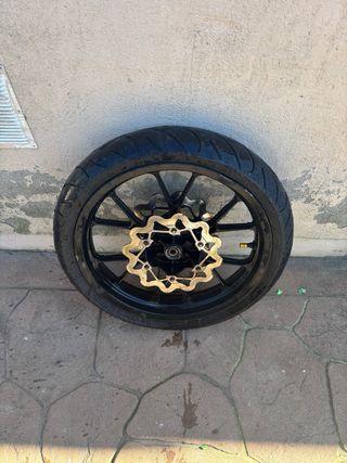 Llanta Supermotard Doble Disco Floreado