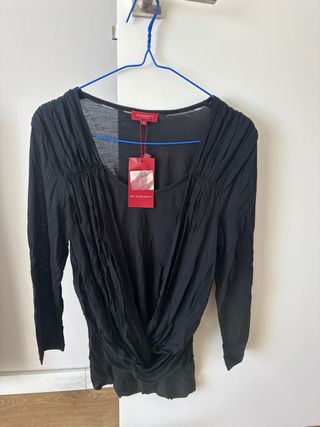 Camiseta Burberry Mujer Negra Talla 42