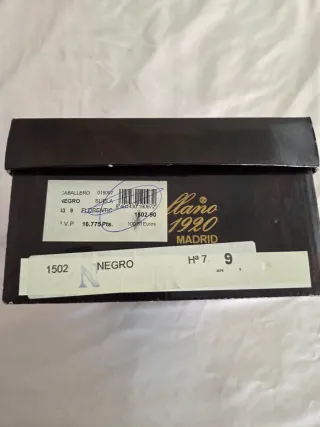 Zapatos Castellanos 1920 Negros