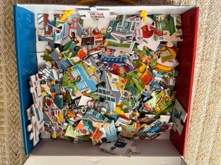 Puzzle Headu Inglés 100 Palabras Ciudad 4-8 años