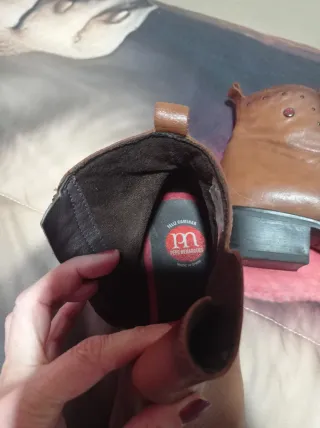 Botines Cuero marrones nuevos