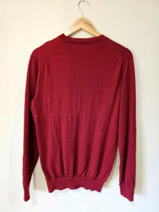 Jersey Mango Hombre Rojo