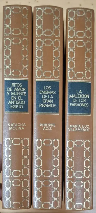 Antiguo Egipto, Ritos de amor y muerte. 3 libros