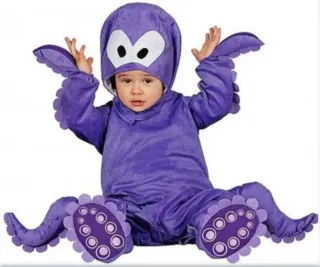 Disfraz Nemo, pulpo y triceraptos   como nuevos