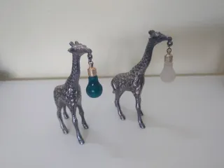 Lote 16 Figuras Metal Plata Vieja y Circonitas