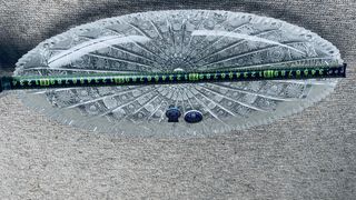 Bandeja cristal Bohemia tallada a mano