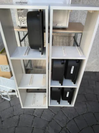 2 Strutture Scaffali Trofast IKEA + 6 Cassetti