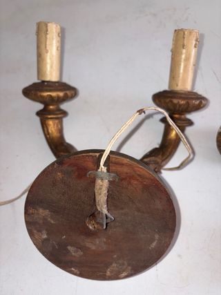 Vecchia applique legno fine '800