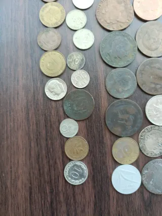 Lote Monedas Antiguas Varios Países