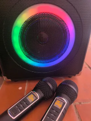 Altavoz Karaoke Portátil MusyVocay NT-002 +2Micros